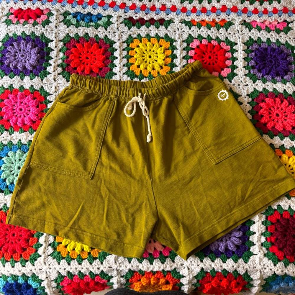 Big Bud Press Sweat Shorts in Gross Green XL